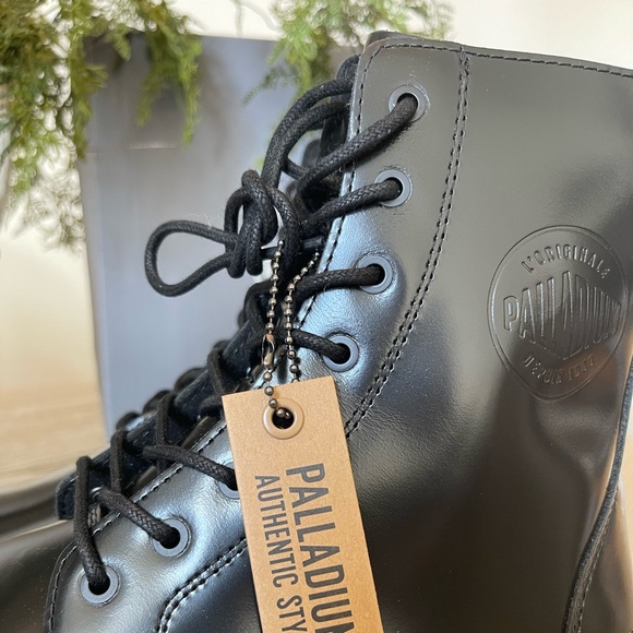 Palladium ‘Palatrooper OFF-1’ Leather Boots (NWT in original box) - Picture 6 of 11